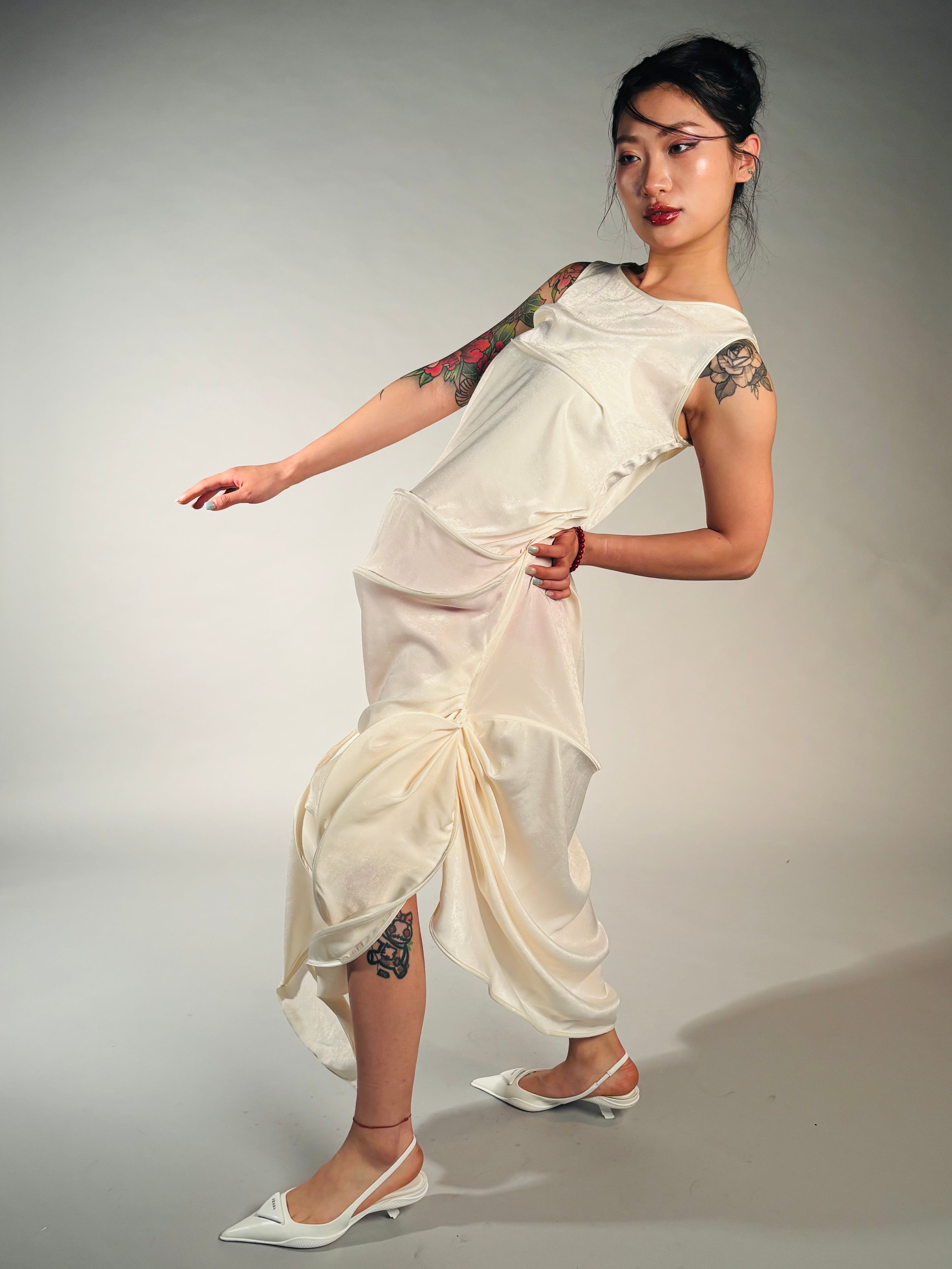 Draped dress “Valley of Dreams”