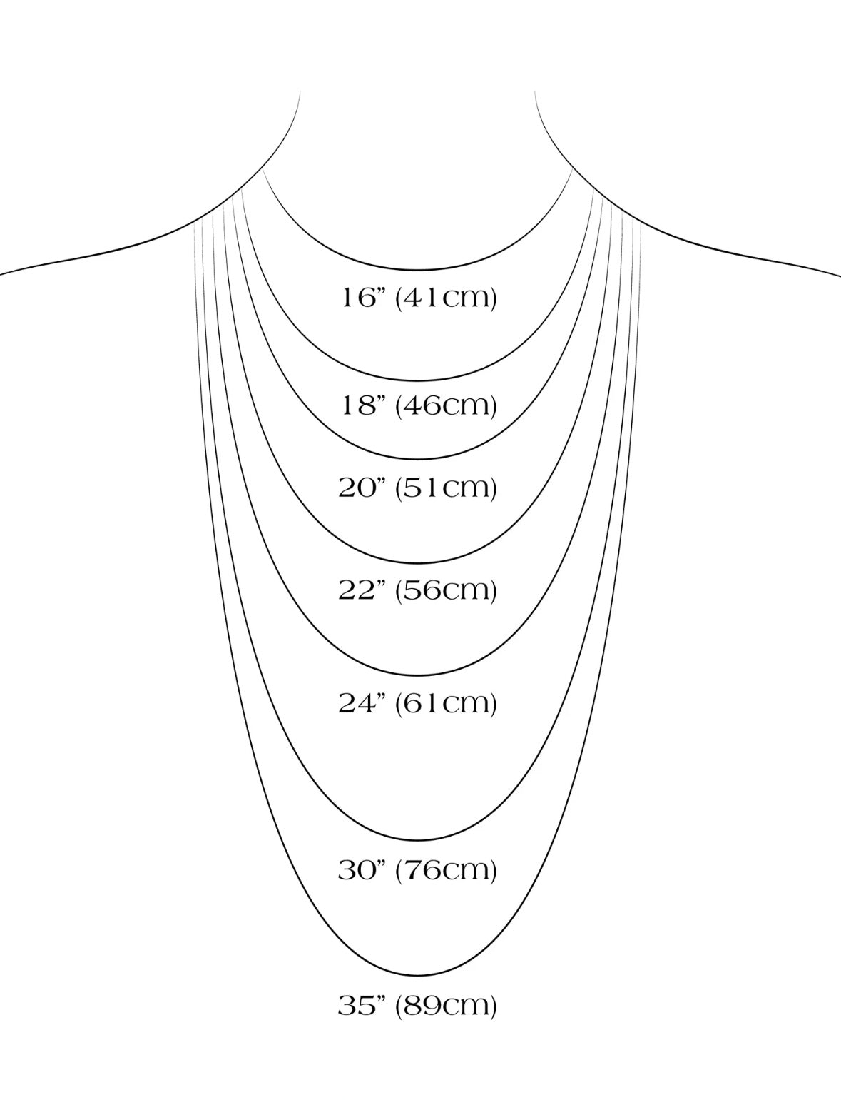 White & black choker