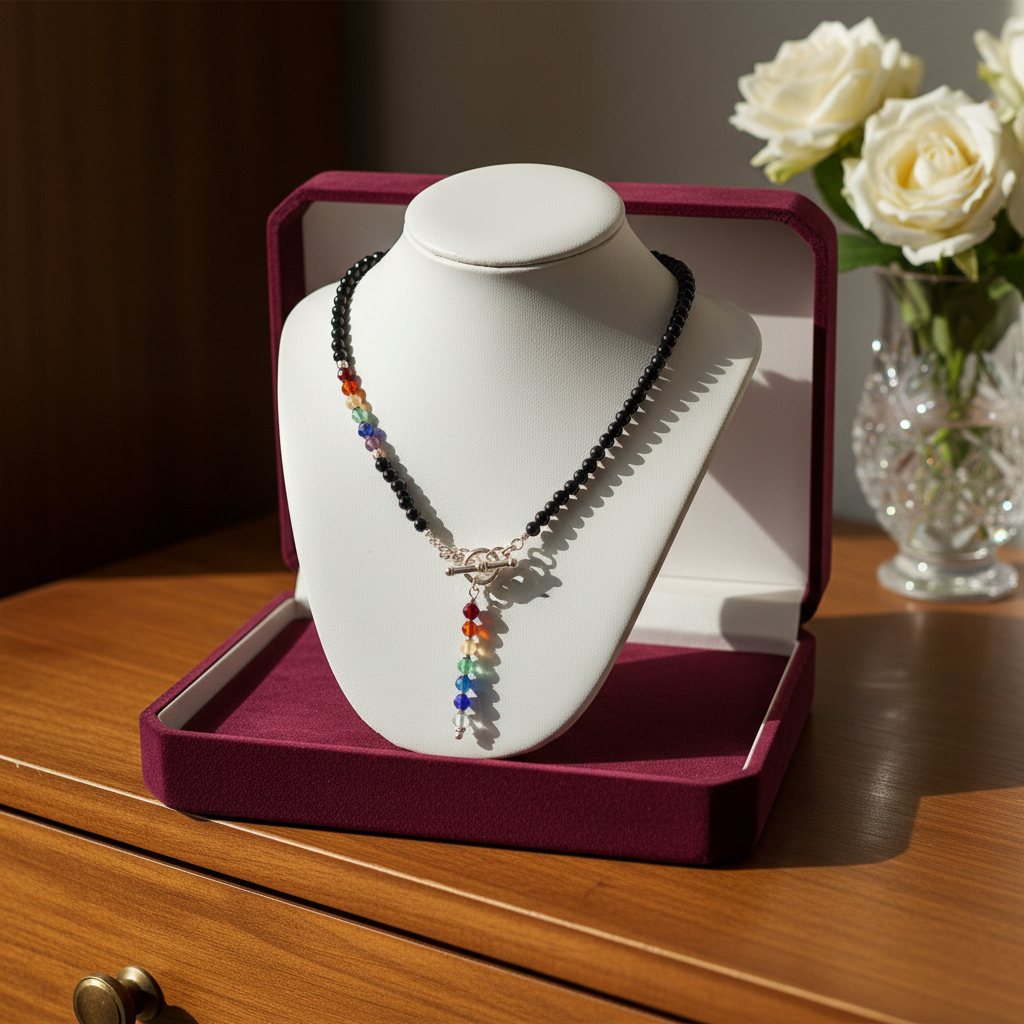 Neckles chakras natural stones