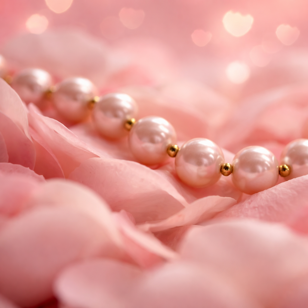 Neckless„OKSANA” pearls & gold plated silver 925