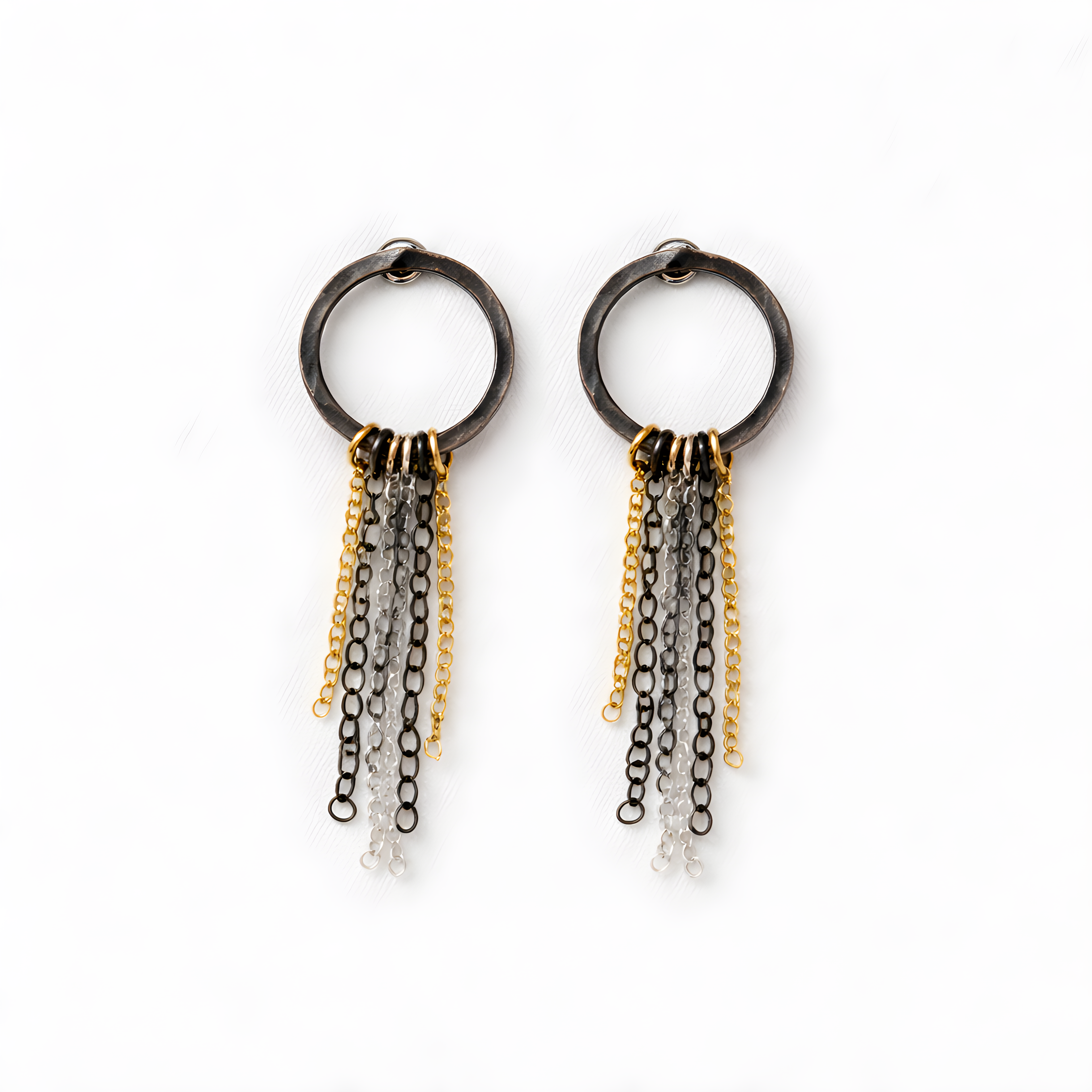 „ OLA „ Round earrings & chains