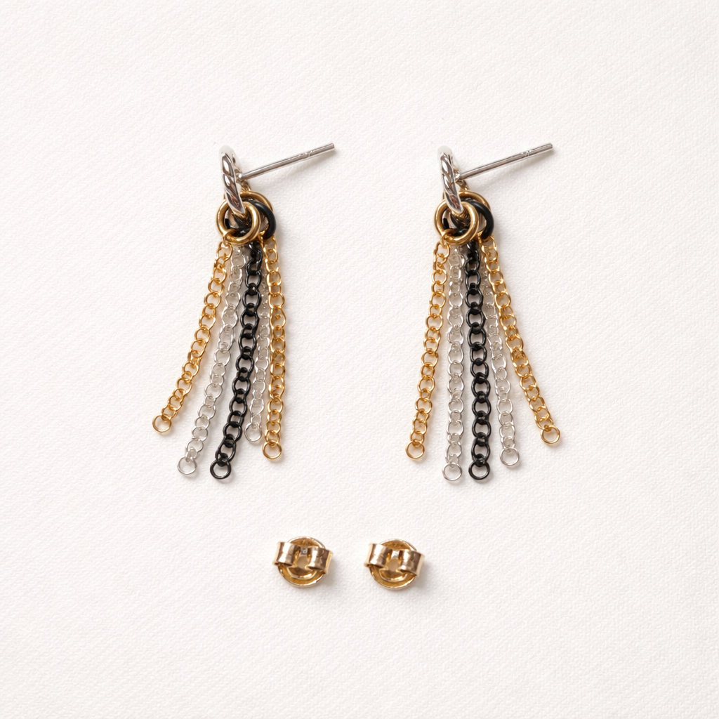 „ANNA” Minimalist 925 silver earrings