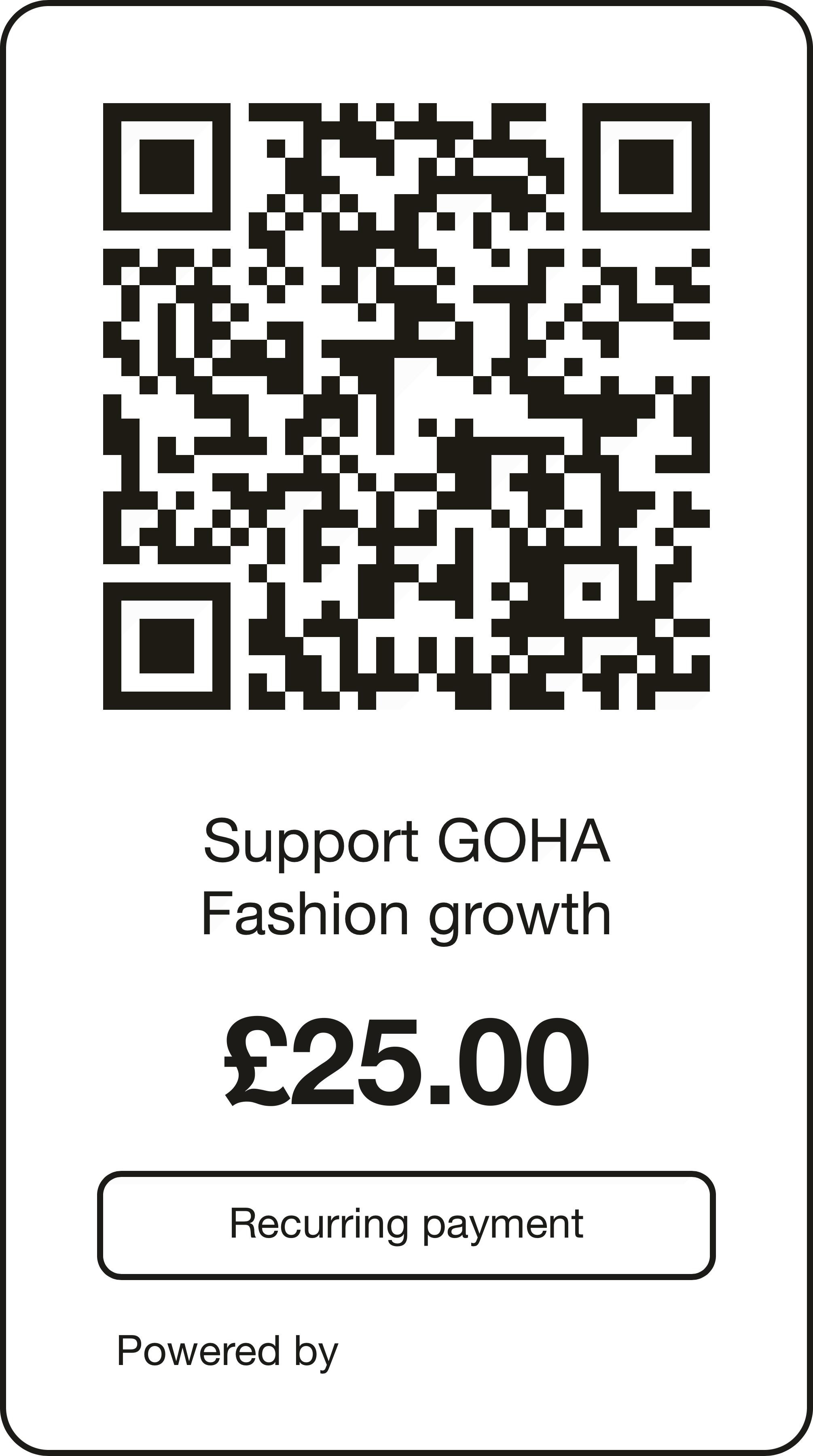 Support GOHA Fashion growth